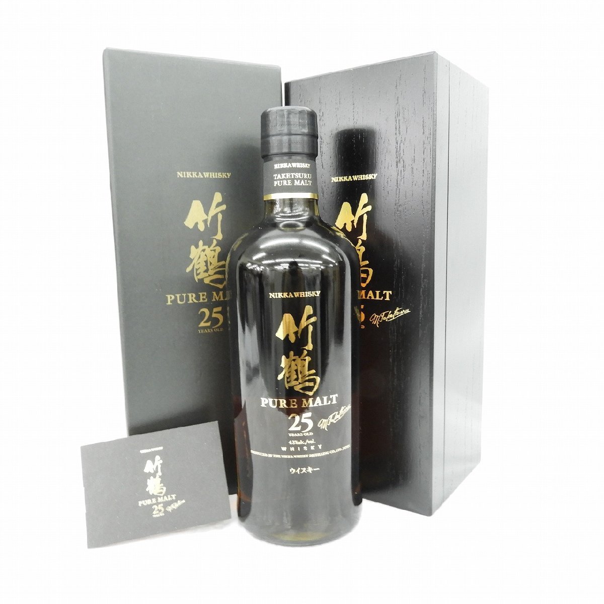 未開栓】NIKKA ニッカ 竹鶴 25年 ピュアモルト ウイスキー 700ml 43