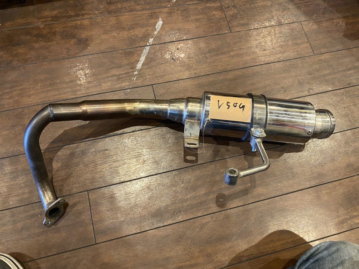 SUZUKI レッツ4、V50 社外マフラー 