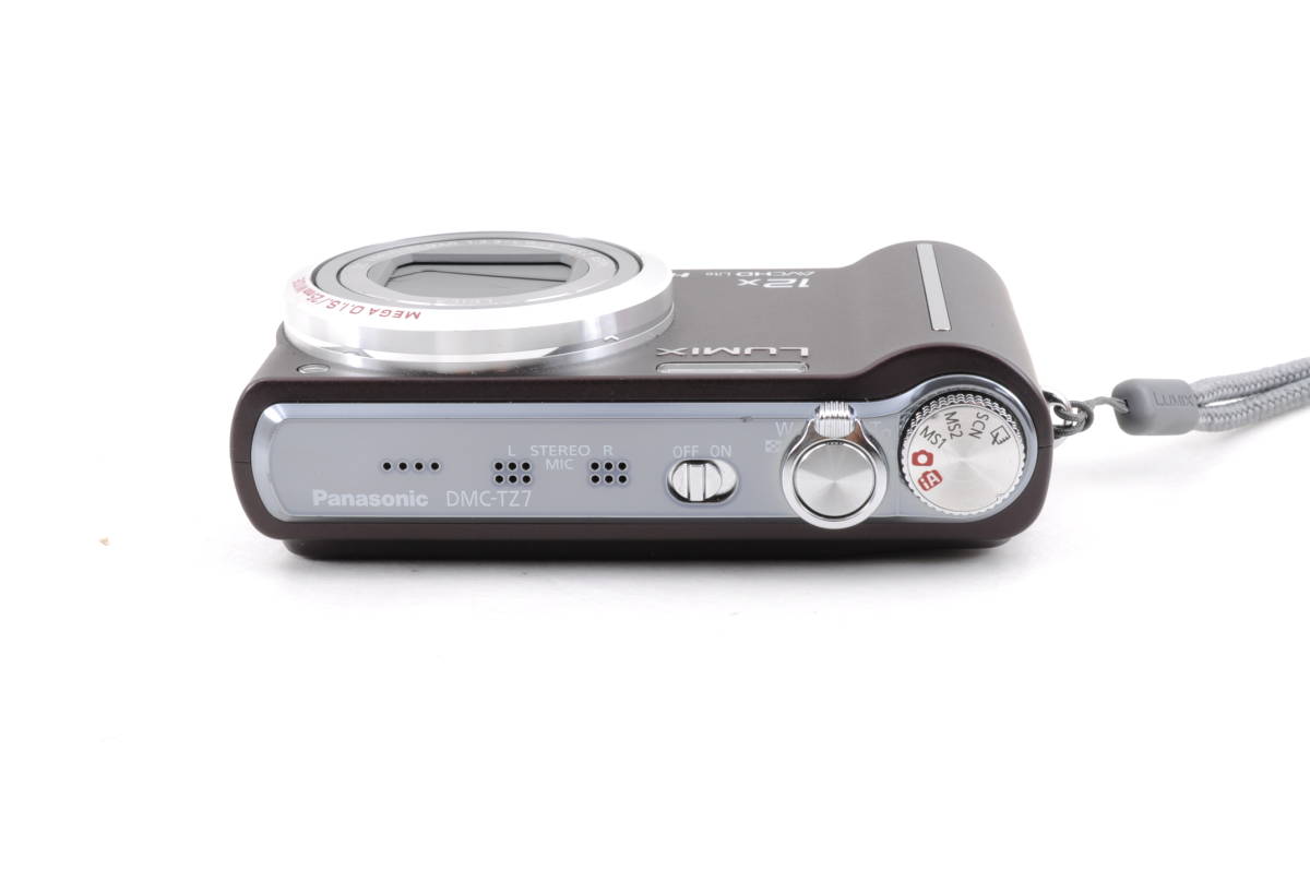 動作品 パナソニック Panasonic LUMIX DMC-TZ7 ルミックス ブラウン