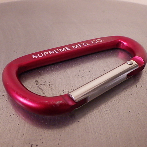 ☆ 初期 2007年 07SS Supreme シュプリーム Carabiner Keychain 