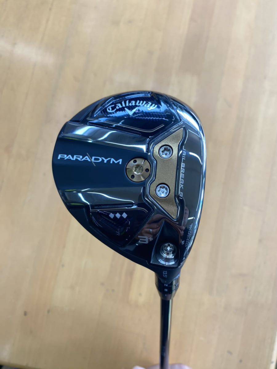 キャロウェイ　未使用パラダイム　トリプルダイヤモンド　フェアウェイウッド　3w＋　13.5度　カイリホワイト70S