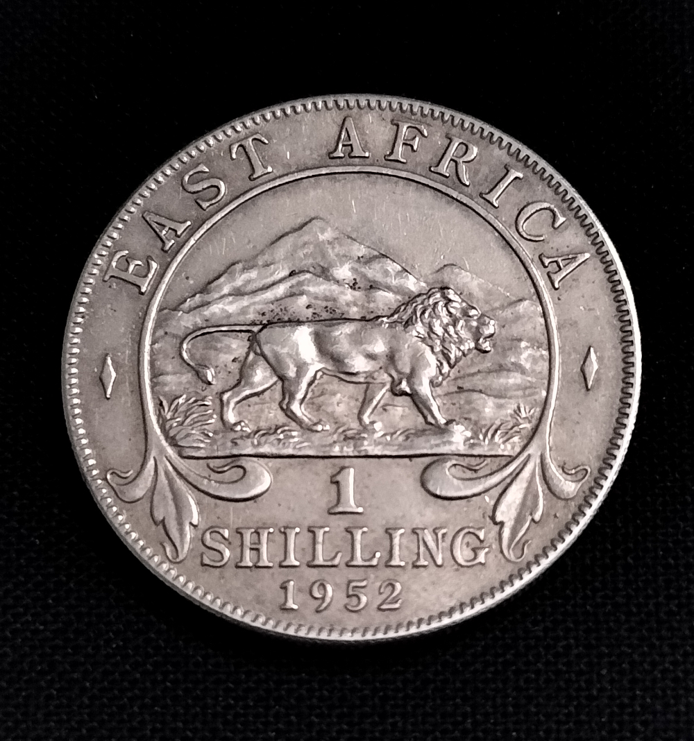 セール！ジョージ6世 1952年 東アフリカ 1 シリング銀貨 【公式通販】