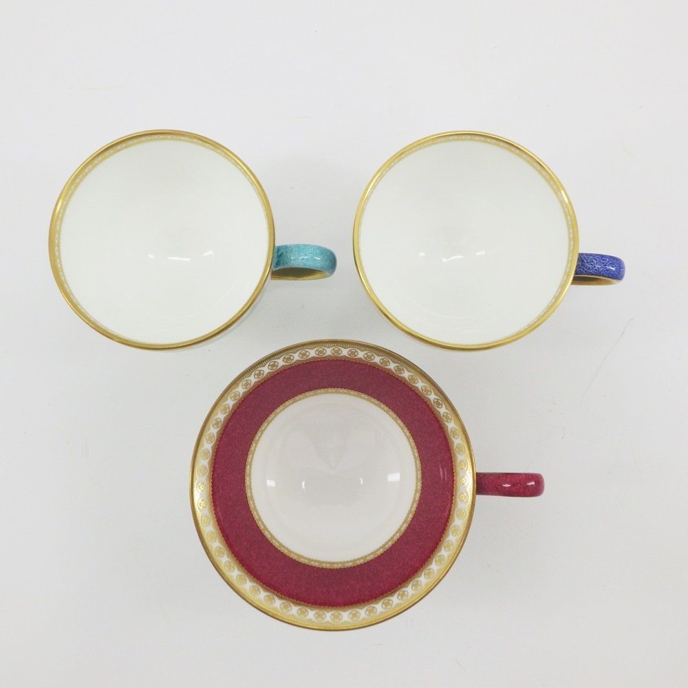  ウェッジウッド プレート皿 27cm パウダールビー 1円～ Wedgwood ウェッジウッド ユーランダー パウダーブルー/ルビー