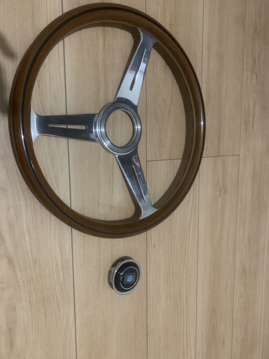 NARDI ウッドステアリング ナルディ ウッドハンドル 当時物 