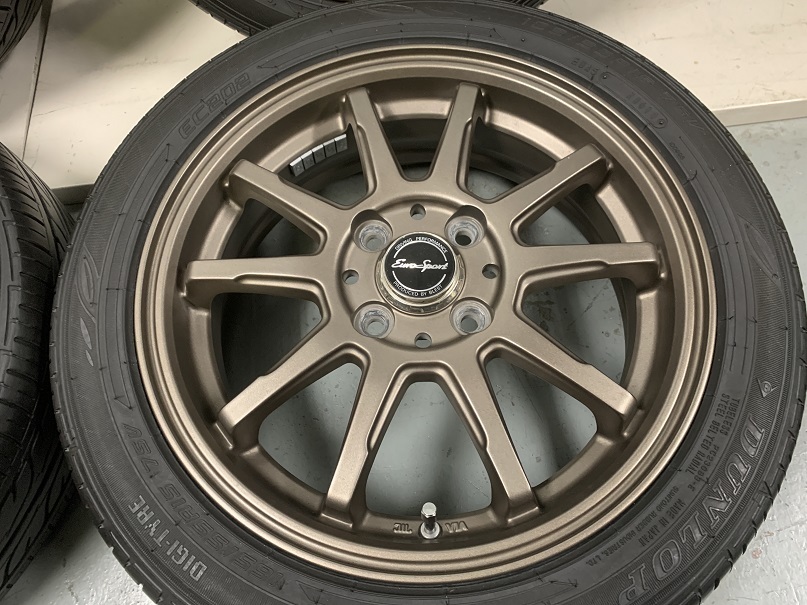 BLEST ユーロスポーツ☆165/55R15 15インチ ブロンズカラー ワゴンR  