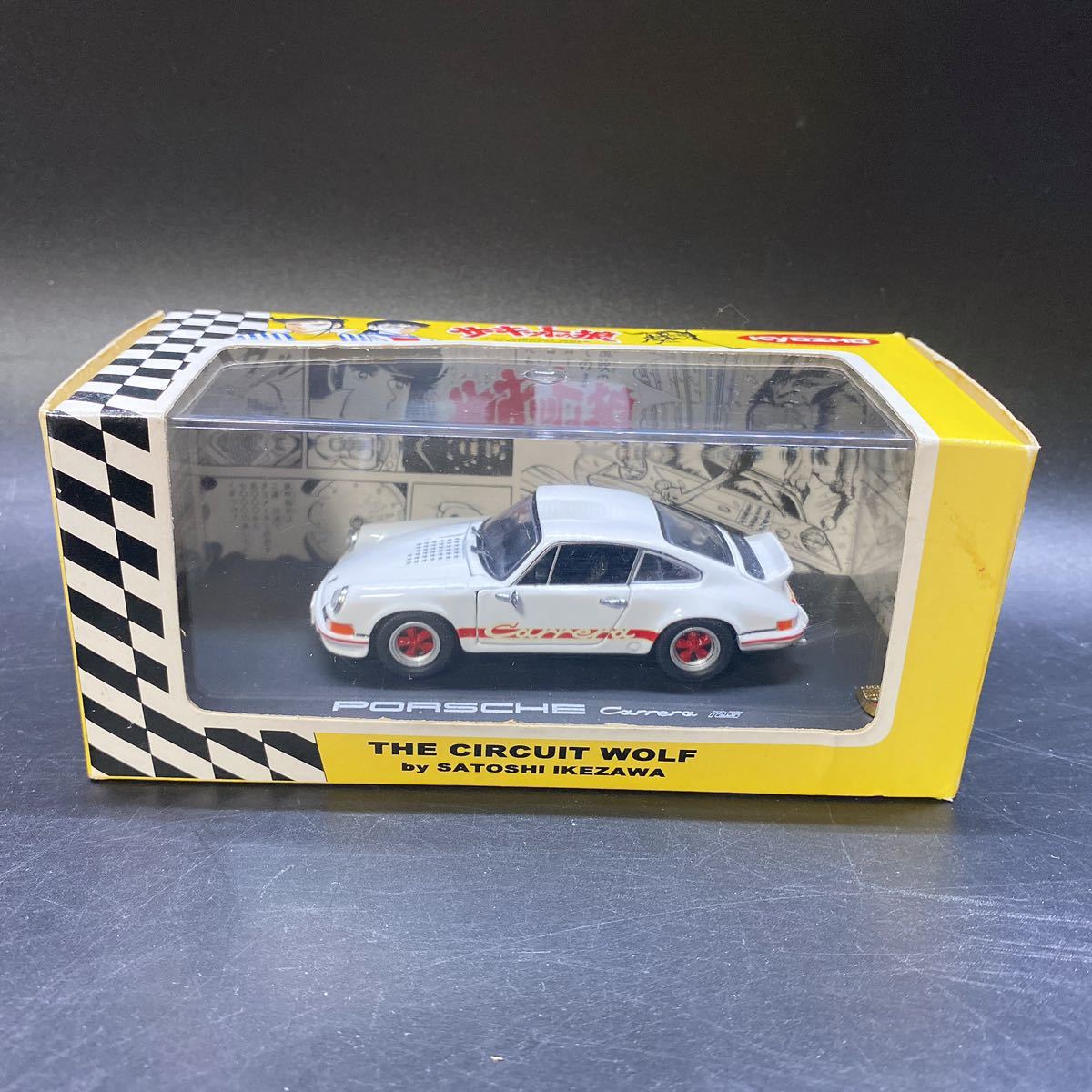 京商 KYOSHO 1/43 サーキットの狼 ポルシェ911 カレラRS '73 ホワイト