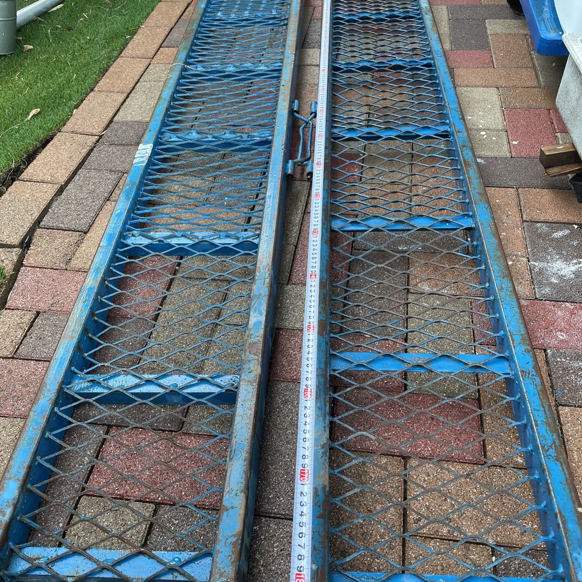 鉄ブリッジ　鉄足場　中古現状　引き取り限定　長野発