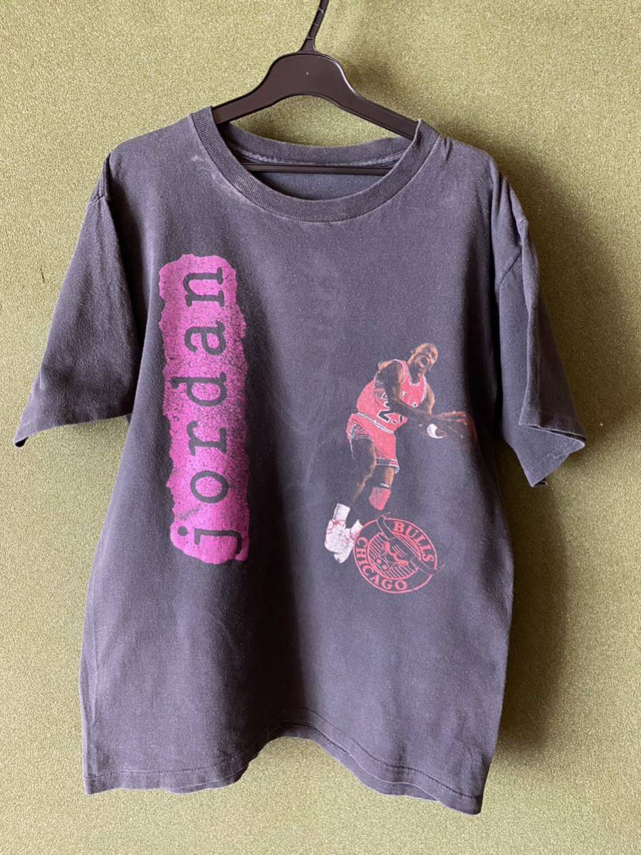 90s JORDAN(マイケルジョーダン)シカゴブルズ ビンテージ　Tシャツ 激レア　シングルステッチ　ロッドマン　エアージョーダン　AKIRA