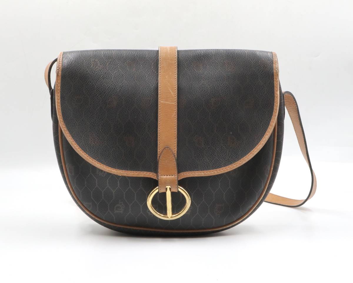☆Christian Dior ディオール ヴィンテージ ハニカム柄 PVC ショルダー 