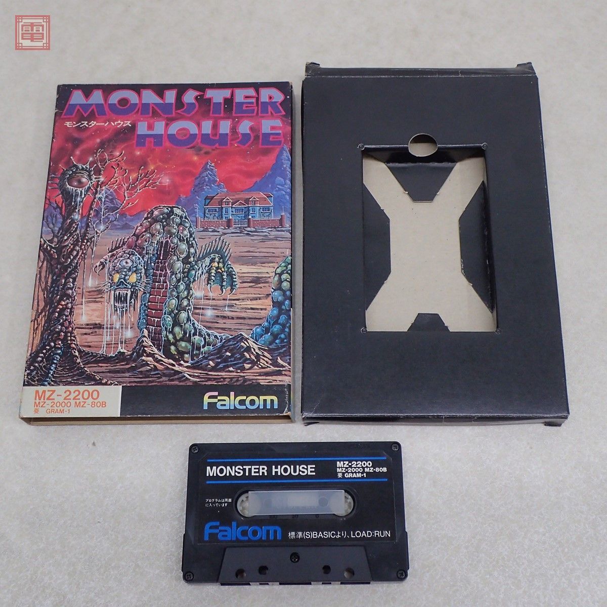 MZ-2000/MZ-2200/MZ-80B テープ モンスターハウス ファルコム 