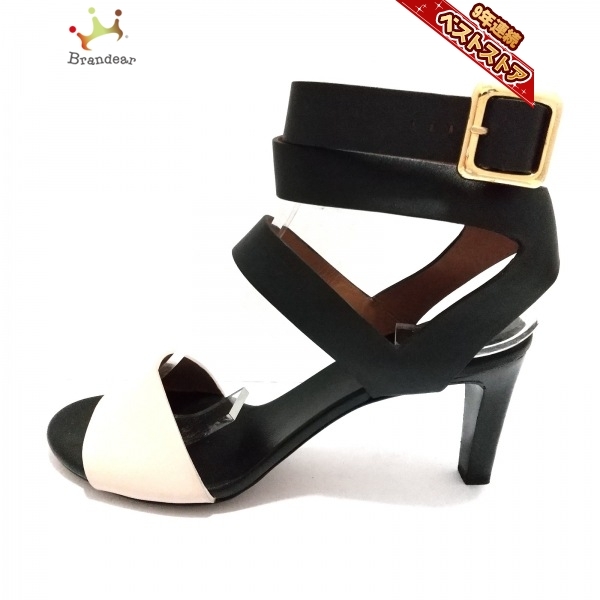 クロエ Chloe サンダル 35 - レザー 黒×ベージュ レディース 靴