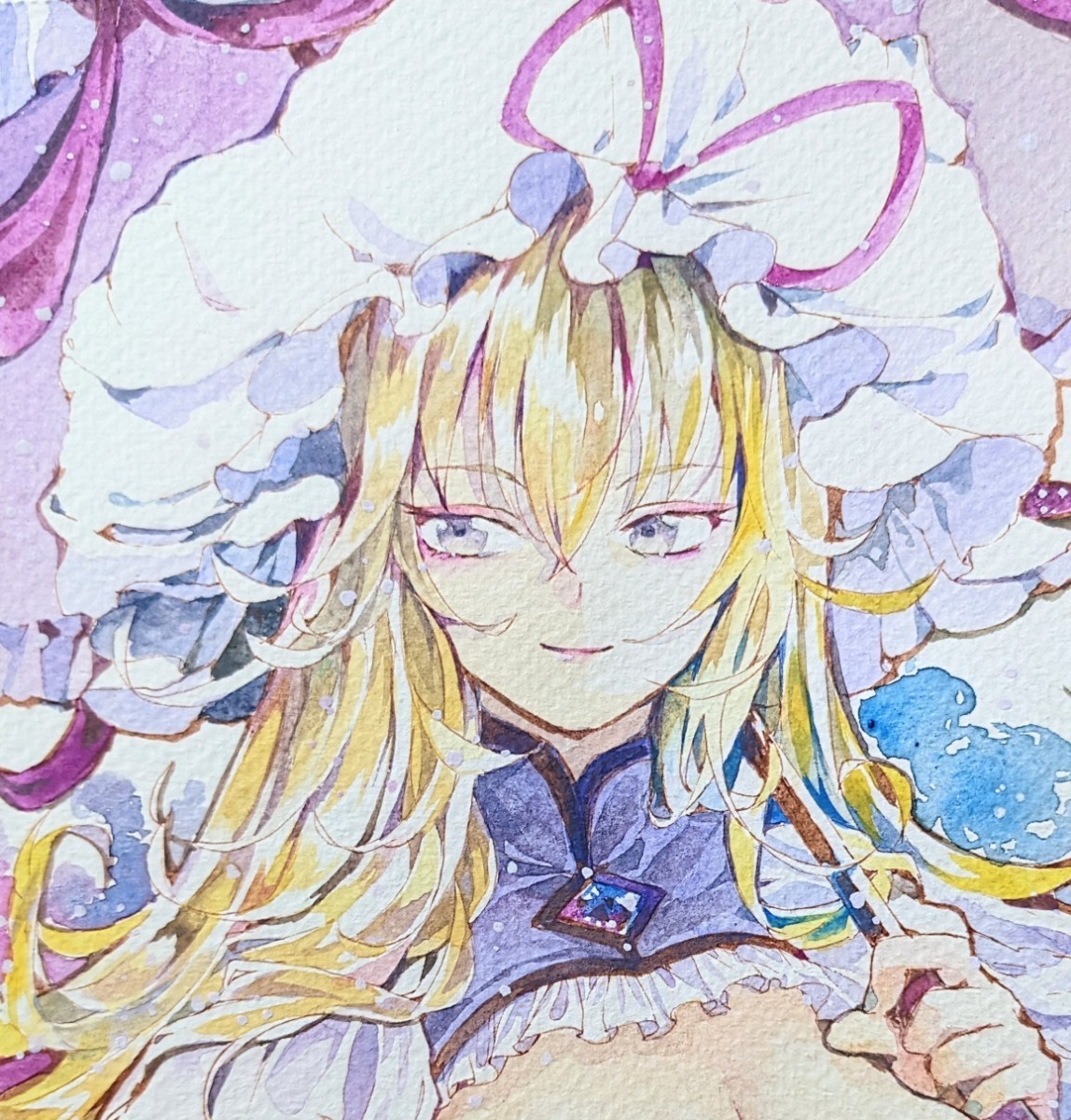 手描きイラスト 東方Project 八雲紫(手描きイラスト)｜売買された
