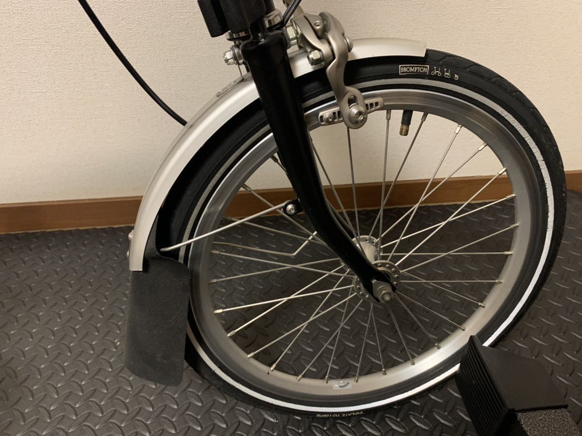 美品、1円スタート】BROMPTON 折り畳み自転車 ブロンプトン M6L 黒 