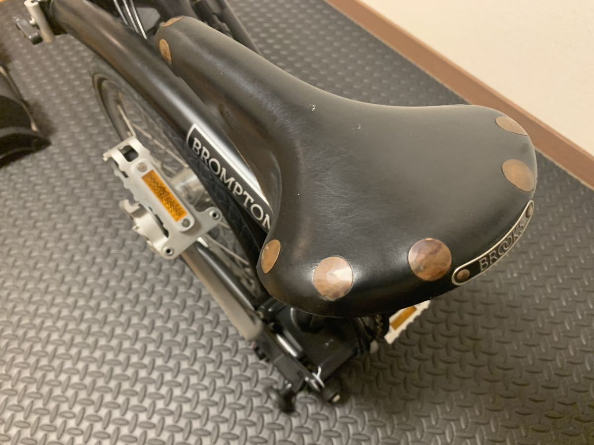 美品、1円スタート】BROMPTON 折り畳み自転車 ブロンプトン M6L 黒 