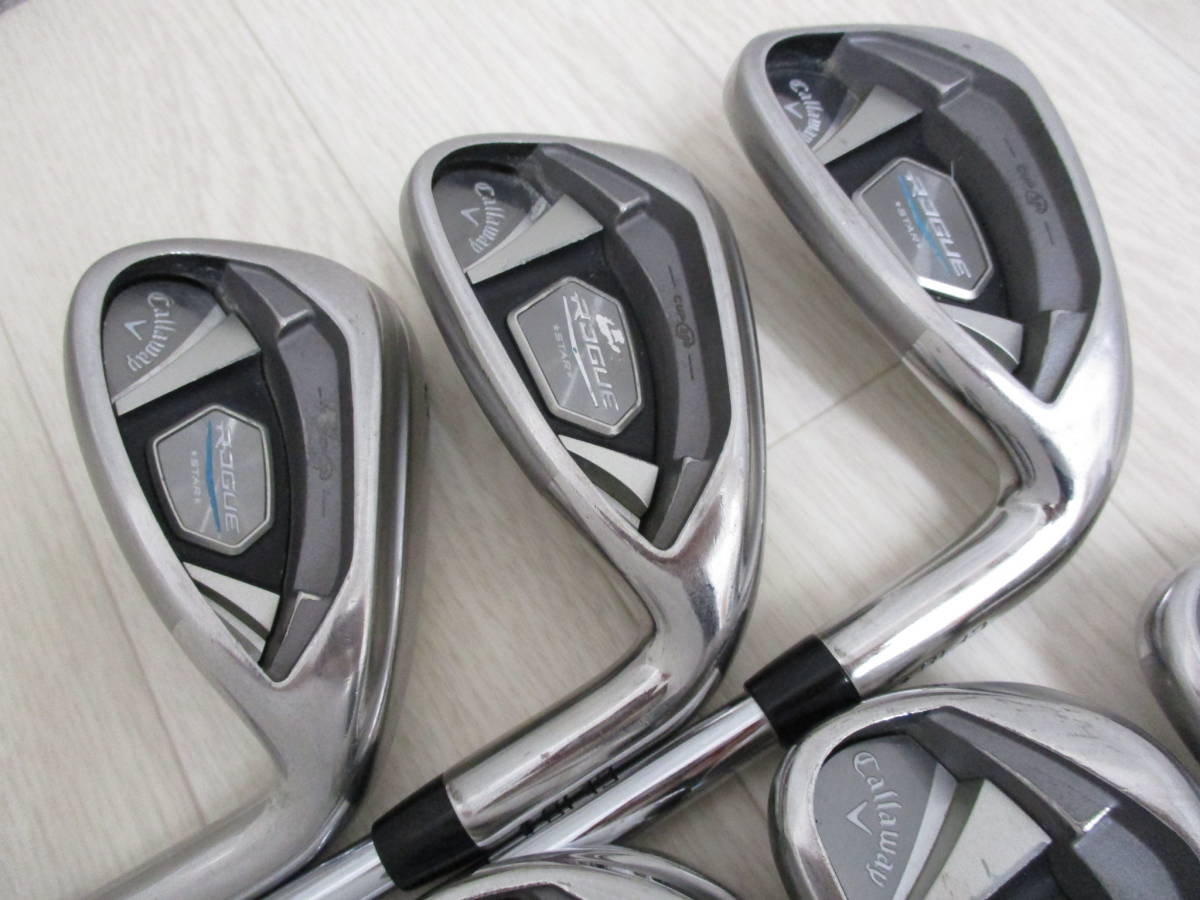 STAR キャロウェイ ROGUE アイアンセット アイアン : (Callaway) ローグ 5S スター フレックスR IR 単品 Callaway ROGUE(ローグ) フレックス