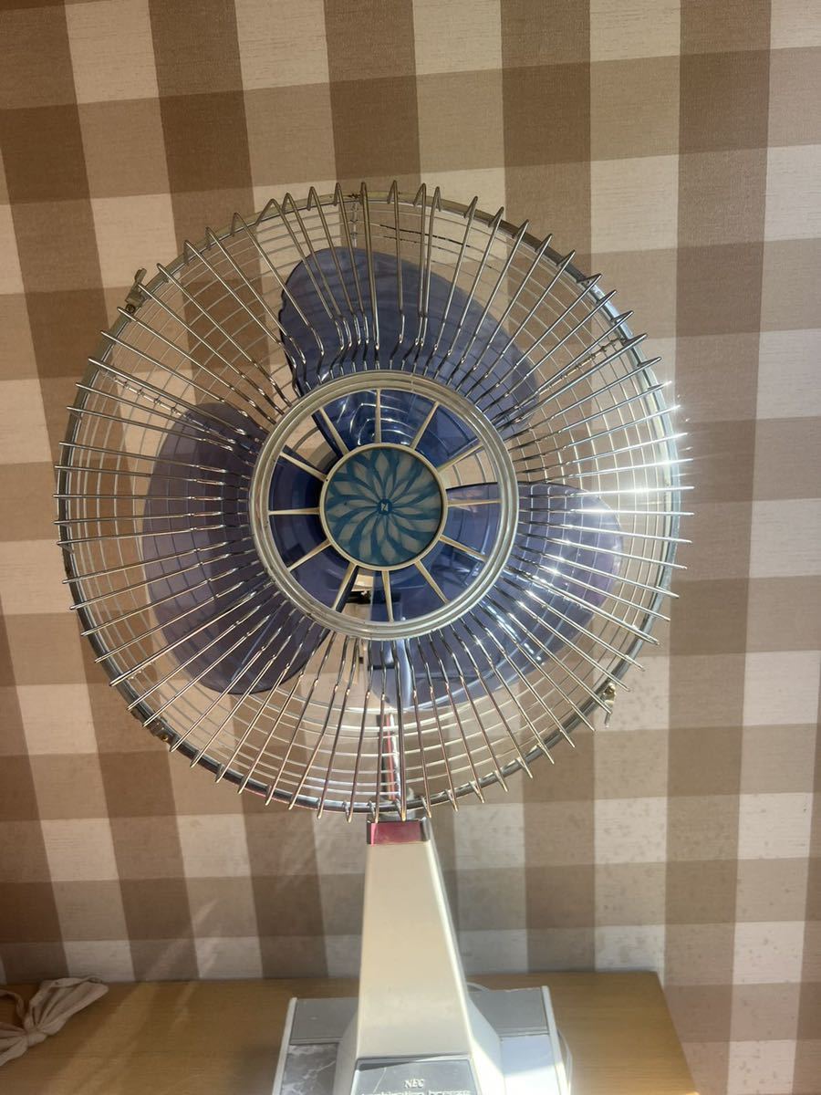NEC 扇風機 昭和レトロ 電化製品 14AB1340△昭和レトロNEC扇風機NF-304