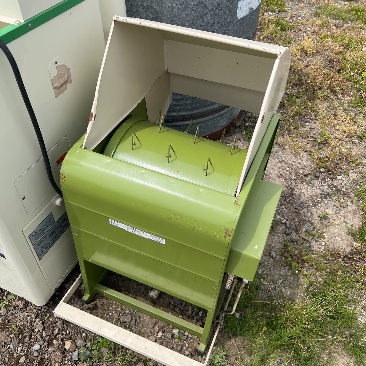 足踏脱穀機 動作品 実動動作確認済脱穀機 ミノル式 足踏み