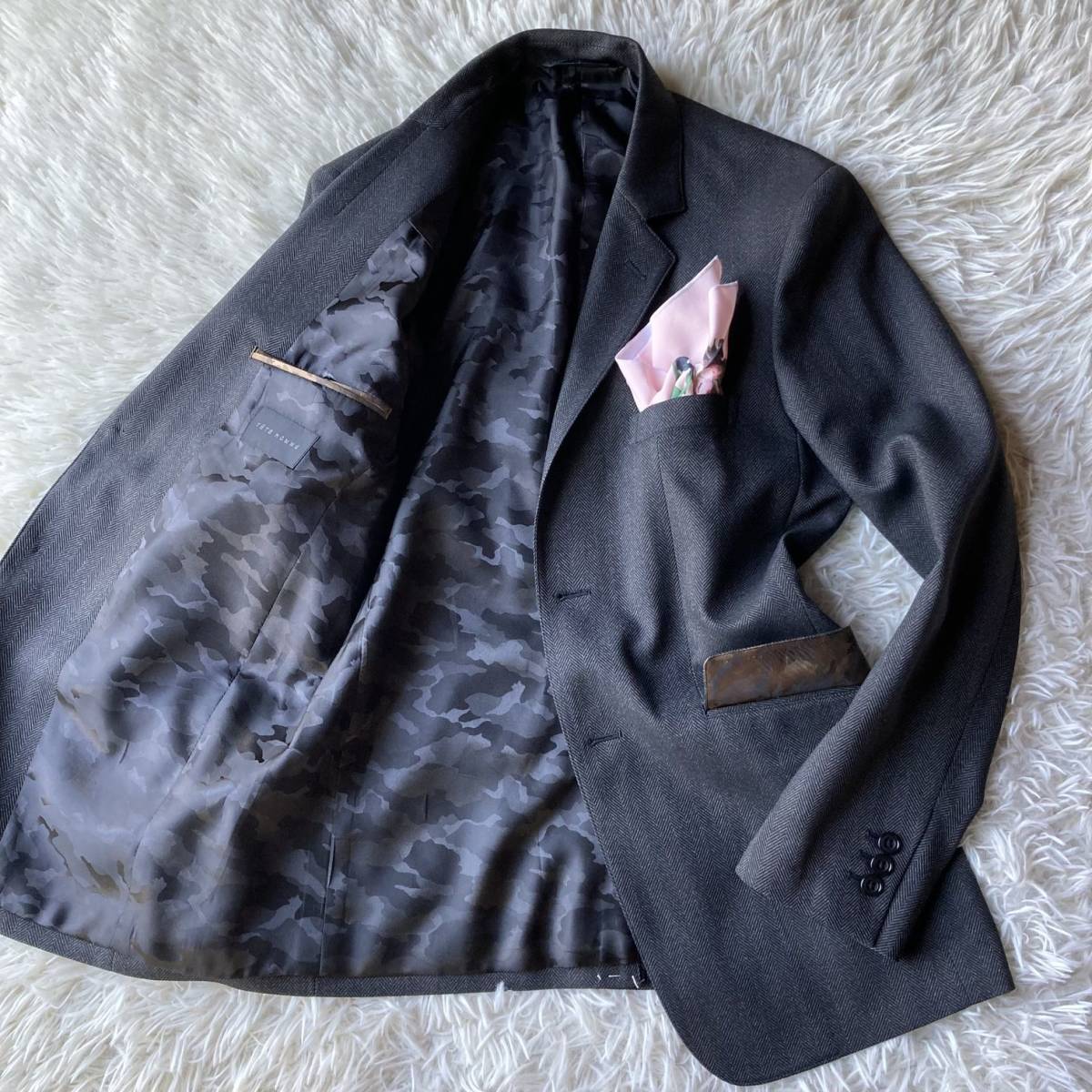 美品 ジバンシー GIVENCHY テーラードジャケット/国内正規品 ブラック