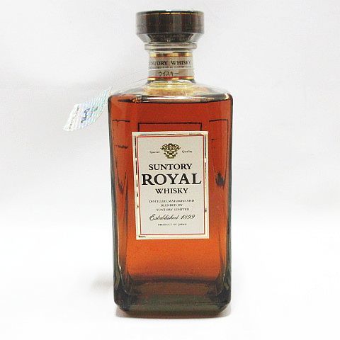 ●未開栓 SUNTORY ROYAL WHISKY サントリー ローヤル ウイスキー 1899 旧 スリムボトル 700ml 43% 保管品 古酒 (東)