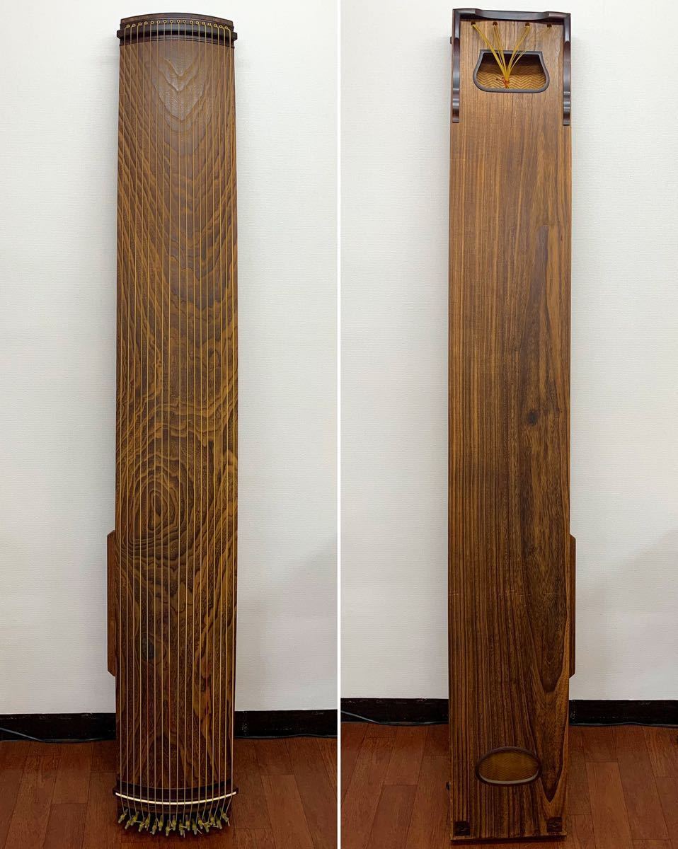 高級琴 箏 13弦 くり甲 綾杉彫り 柏葉 山田流琴 四分六板 楽器 高級琴 箏 13弦 くり甲 綾杉彫り 柏葉 山田流琴 四分六板 楽器