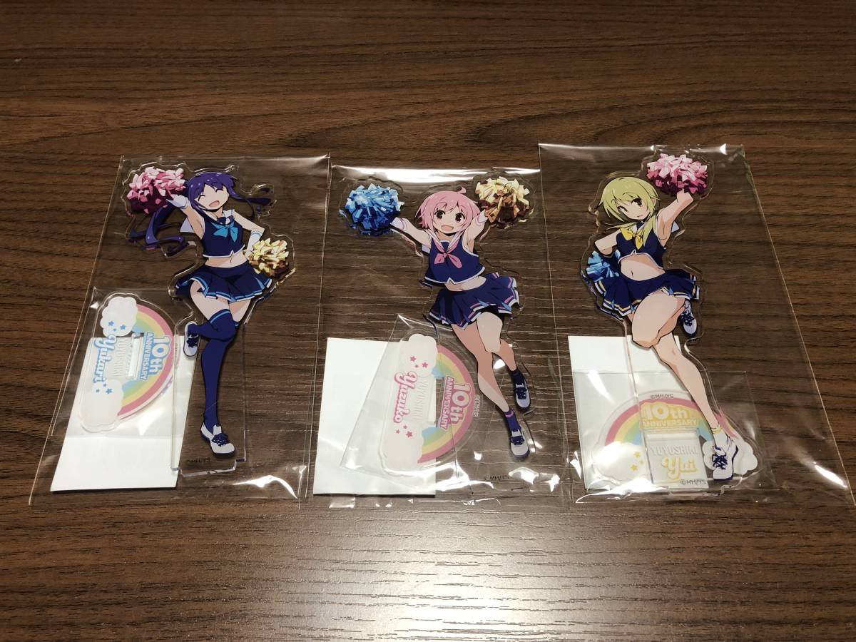 ゆゆ式 アクリルスタンド（野々原ゆずこ、櫟井唯、日向縁） ゆゆ式