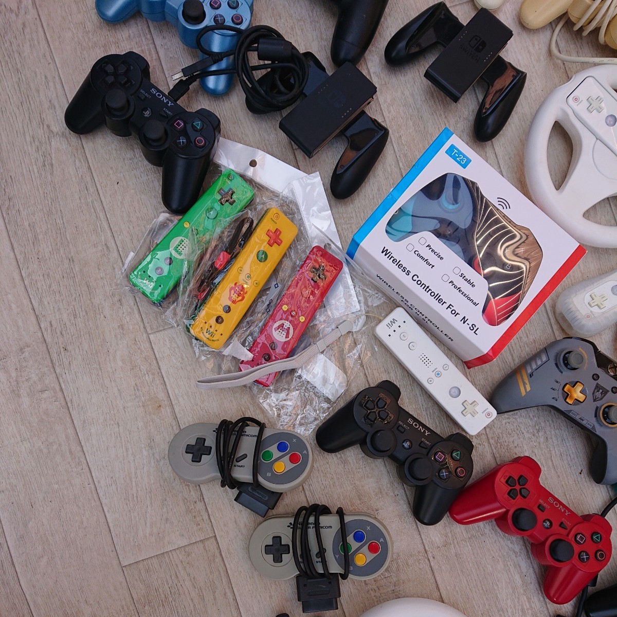 JUNK】任天堂 Wii 付属品 セット コントローラー ケーブル類等 任天堂