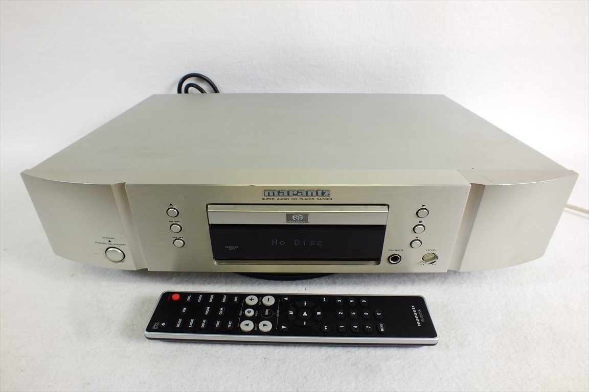 ◇ marantz マランツ SA-7003 CDプレーヤ リモコン有り 中古 現状品 230408A2539