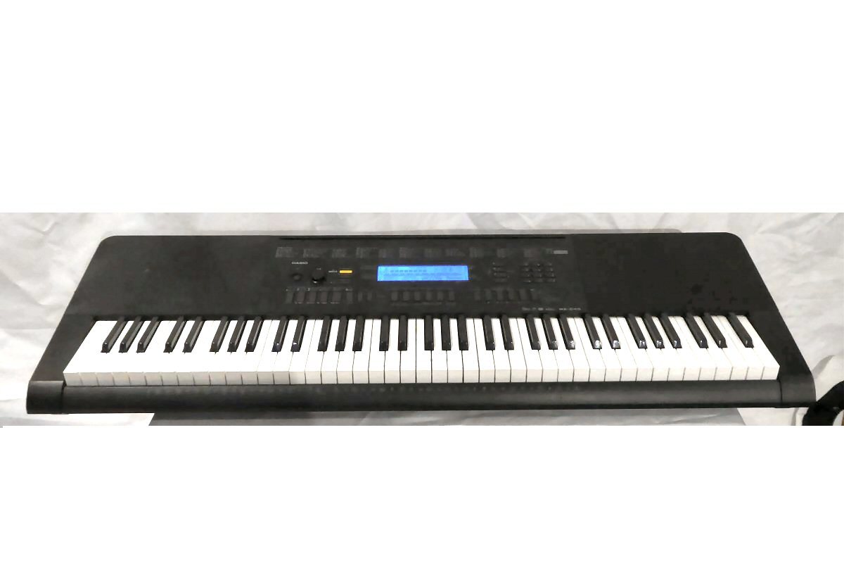 電子ピアノ CASIO WK-245 ペダル付き 【公式通販】