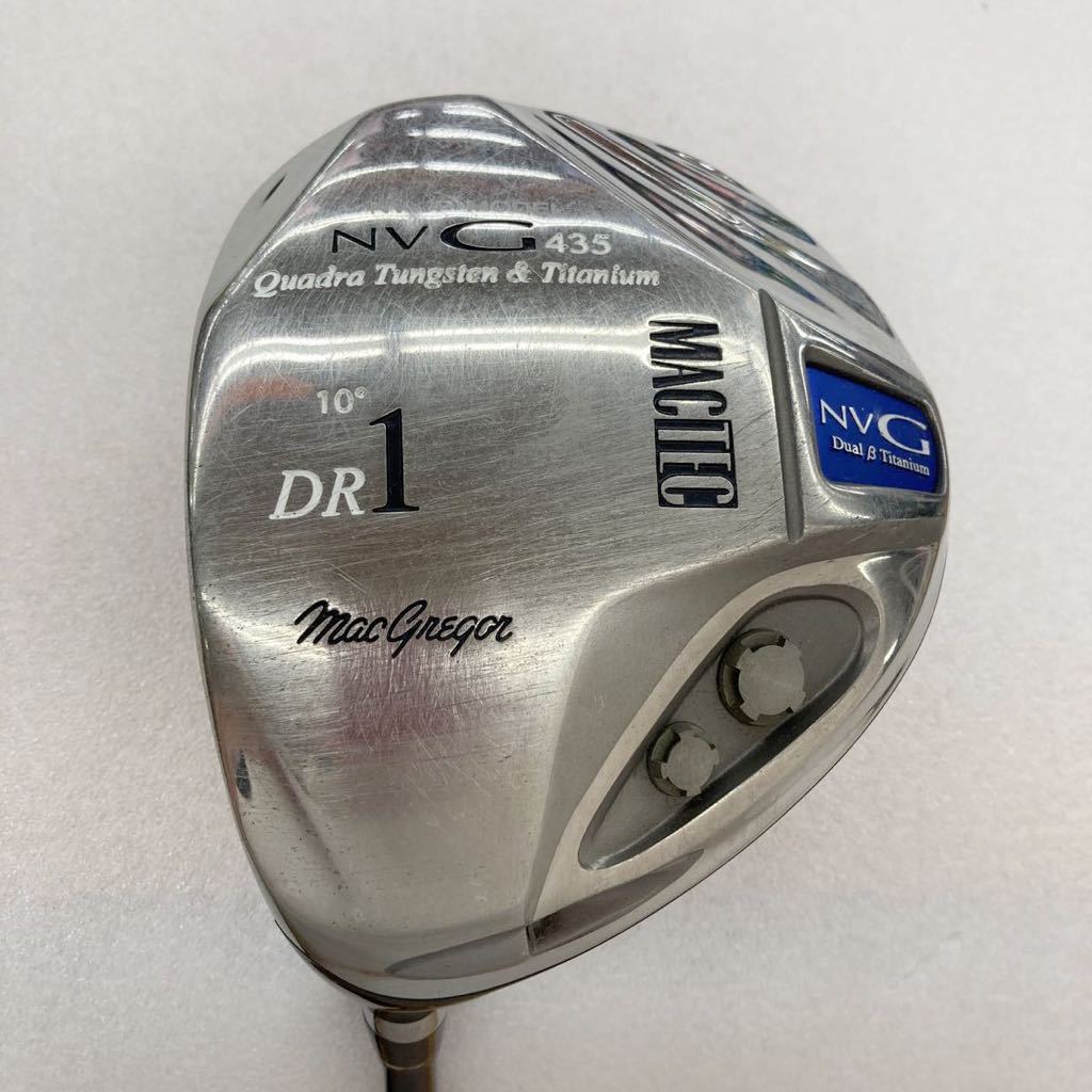 【即決価格】【1W】レフティ/高反発/マグレガー/マックテックNVG/10度/クワドラアクション プラス/FLEX S/カバー無/シャフトカット有り