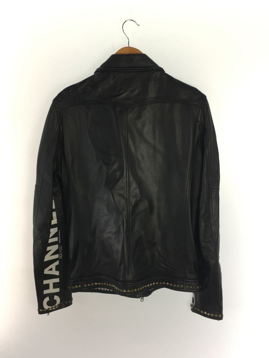 attack the mind 7◇シングルライダースジャケット/3/レザー/ブラック