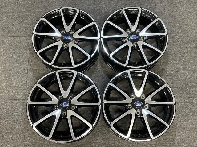 レガシィ DBA-BS9 純正 ホイール 17x7J+55 114.3-5H 17インチ 4本 