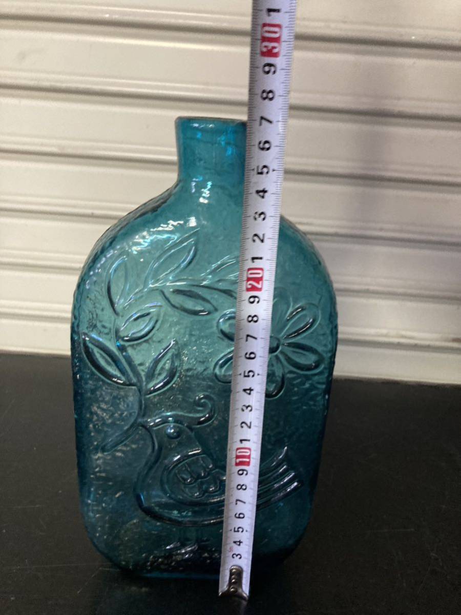 琥珀色の人型デキャンタ／アンバー／ガラス／エリックホグラン