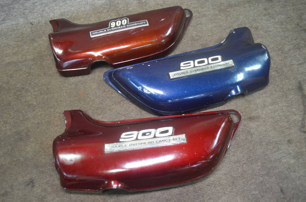 Y23-0521】KAWASAKI Z1/Z2用 純正サイドカバー3枚セット ジャンク品/Z1 