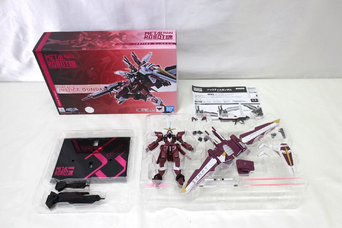 ○中古品○BANDAI METAL ROBOT魂 ZGMF-X09A ジャスティスガンダム