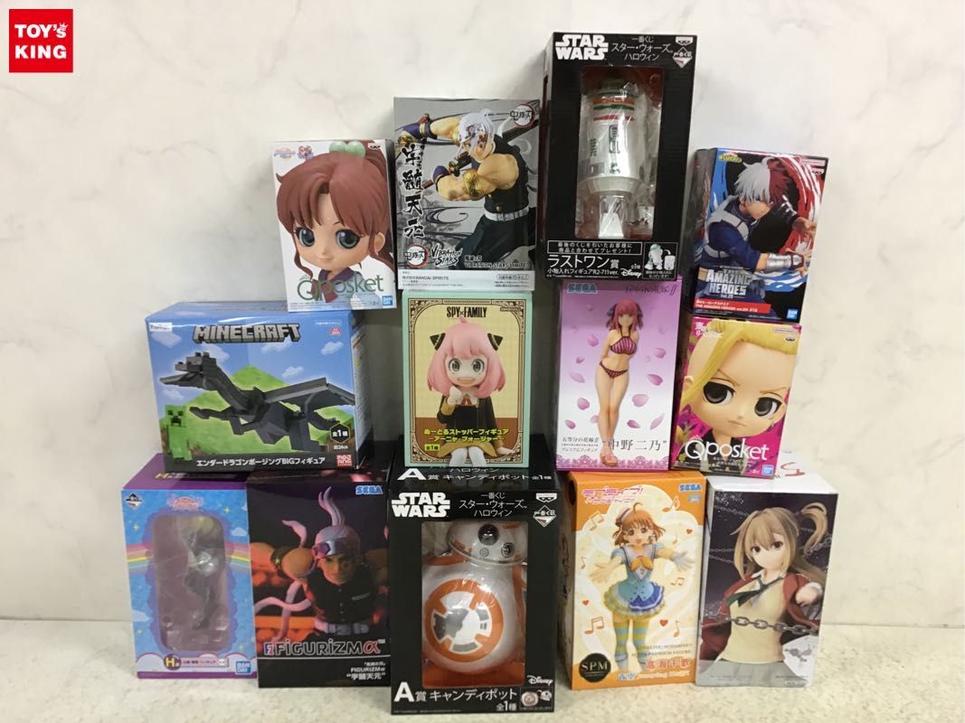 1円〜 同梱不可 ジャンク プレミアムフィギュア等 五等分の花嫁、スターウォーズ、ラブライブ サンシャイン、マインクラフト他