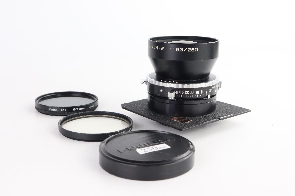 Fuji フジ Fujinon・W フジノン 250mm 6.3 大判 カメラ レンズ【難あり