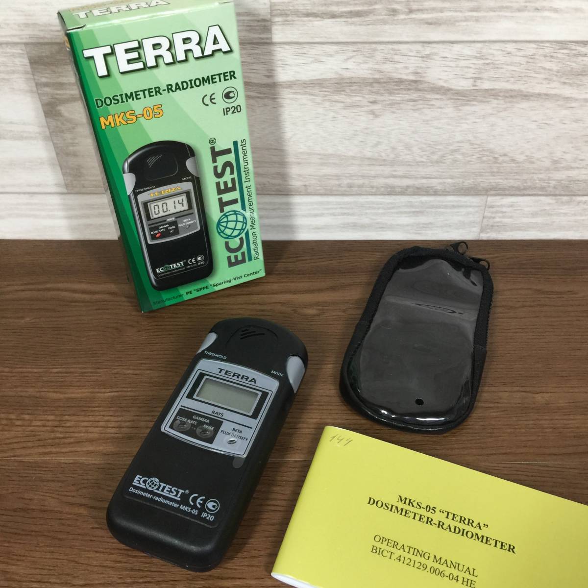 MKS-05 TERRA ECOTEST 『ジャンク品扱い』ECOTEST TERRA MKS-05 線量計