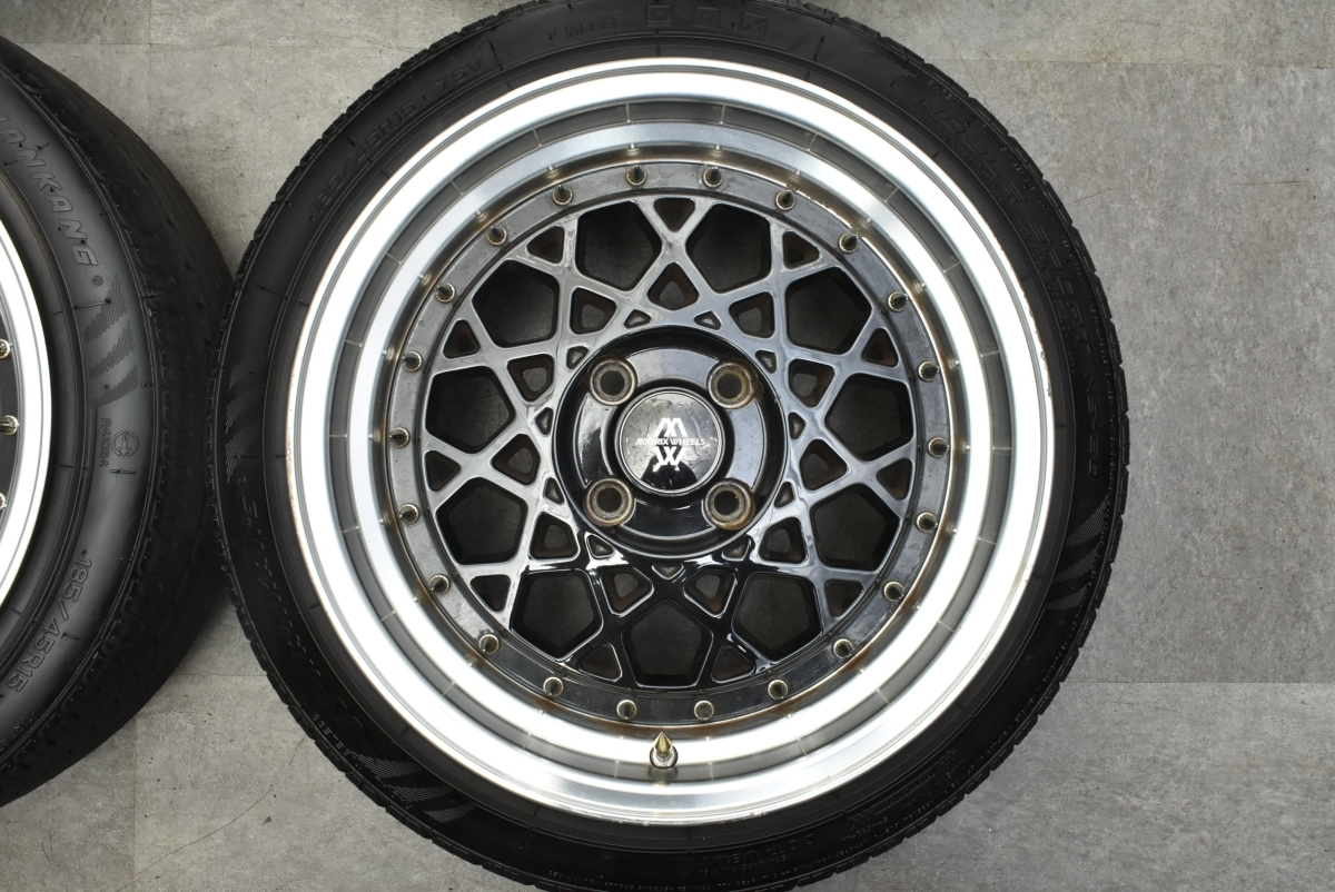 NBロードスターなどに】マトリックス MATRIX CROSS-S 15in 8J +20