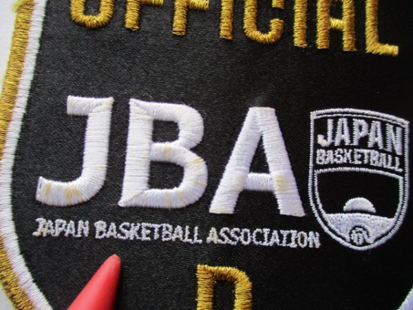 日本バスケットボール協会『D級』OFFICIAL審判ワッペン/バスケJBA