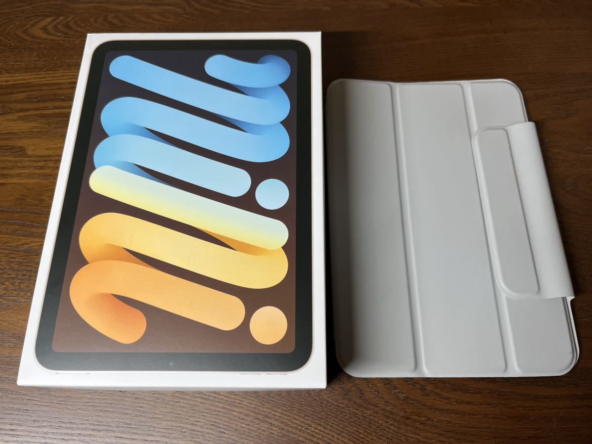 美品 iPad mini 第6世代 64GB Wi-Fiモデル スターライト ガラス