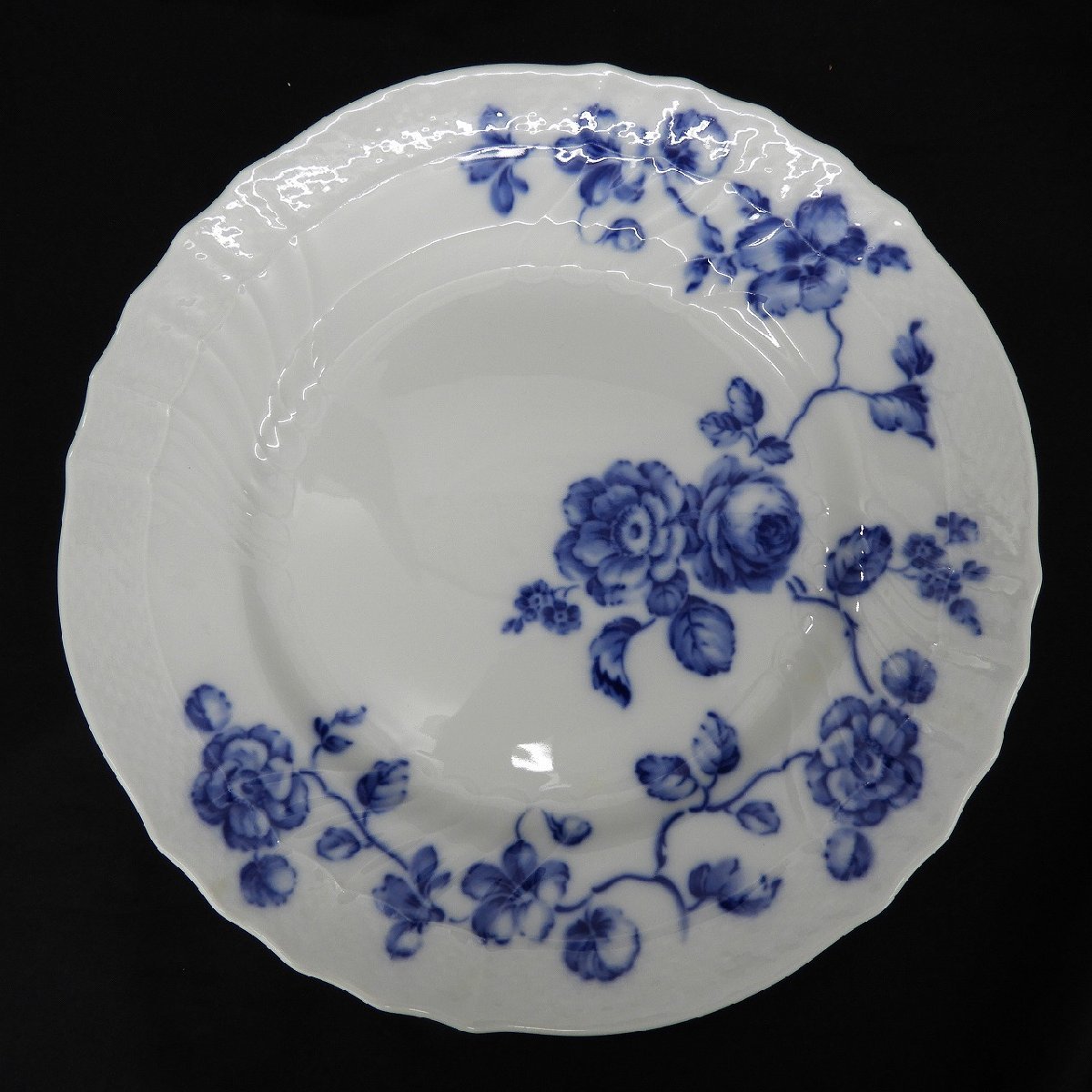 中古品】Richard Ginori リチャードジノリ ブルーローズ オーバル