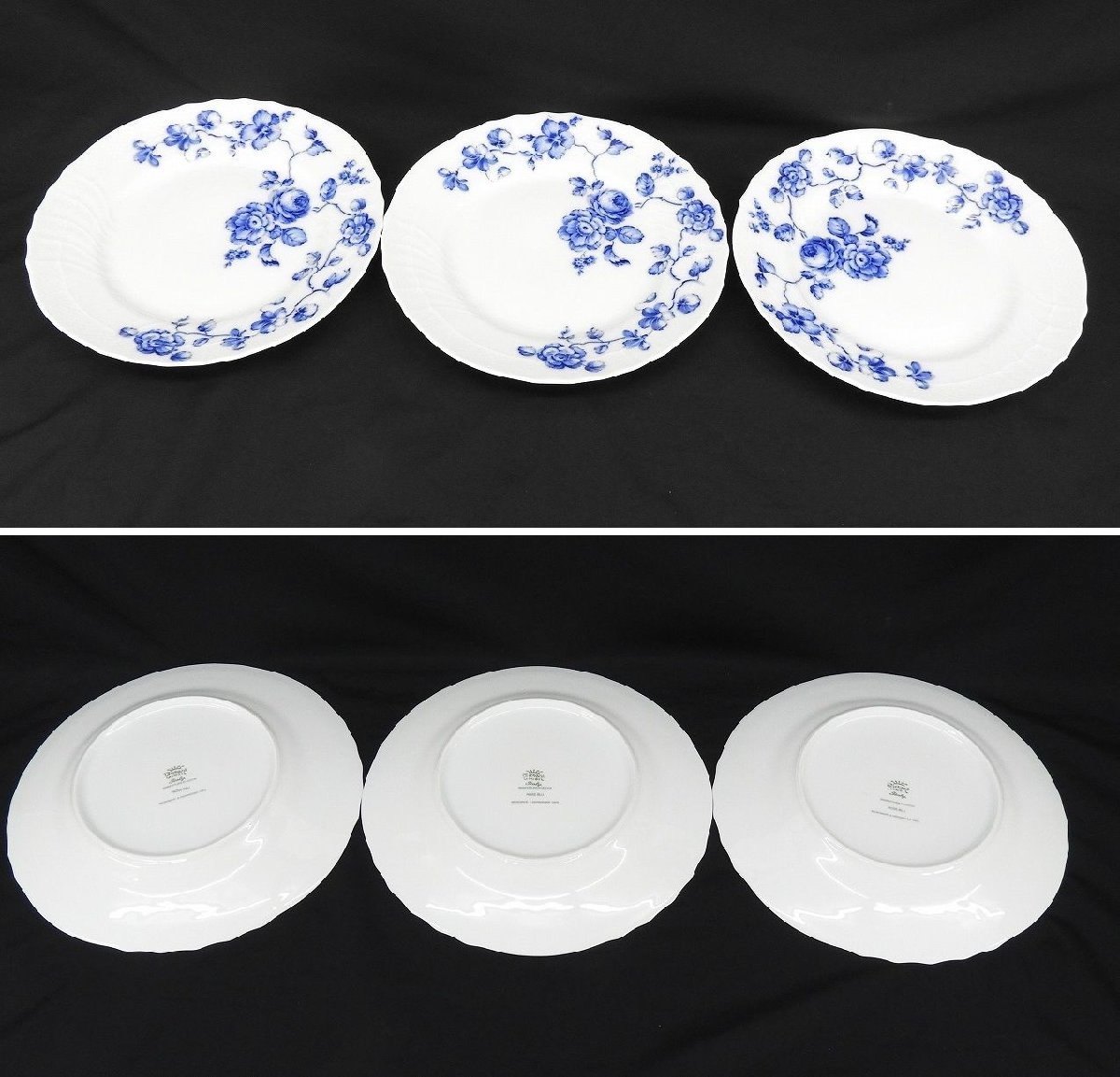 中古品】Richard Ginori リチャードジノリ ブルーローズ オーバル