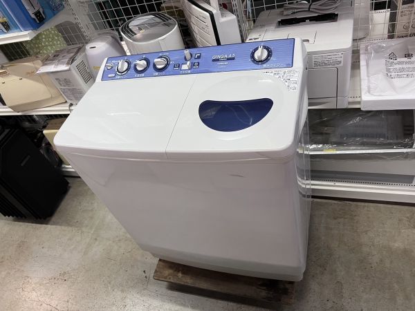 中古 現状 TOSHIBA 二槽式洗濯機 品番 VH-45E2 2005年製 4.5kg 洗濯機