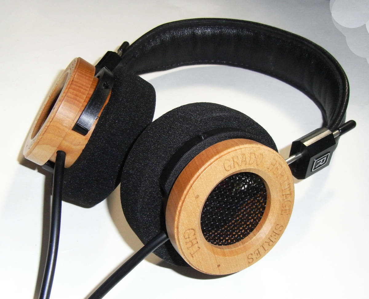 GRADO GH1 限定生産オープン型ヘッドホン ほぼ新品 レア GRADO GH-1 ヘッドフォン 中古良品 GH1 GRADO - 限定生産オープン型