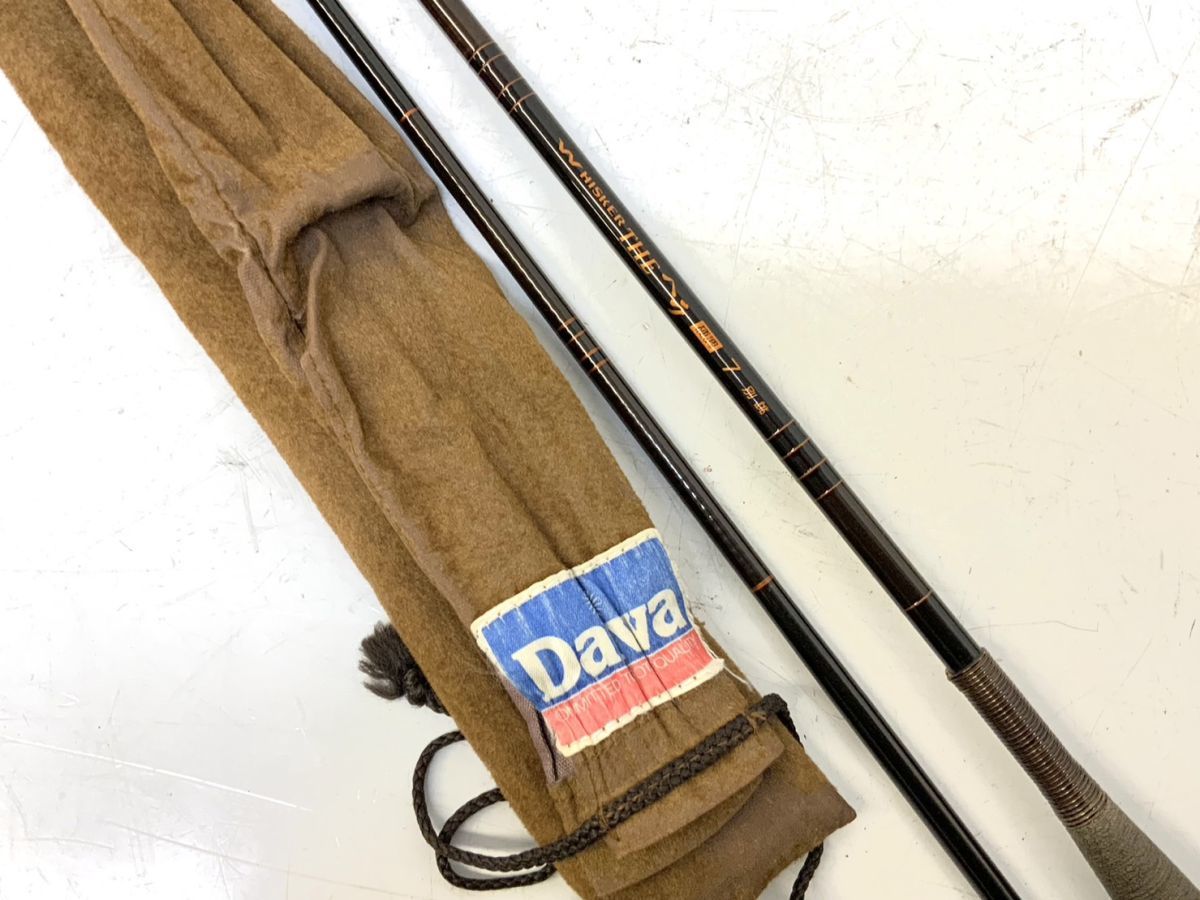 S608-I48-474 ダイワ daiwa ヘラブナ竿 WHISKER THEヘラ 硬調 7 竹竿