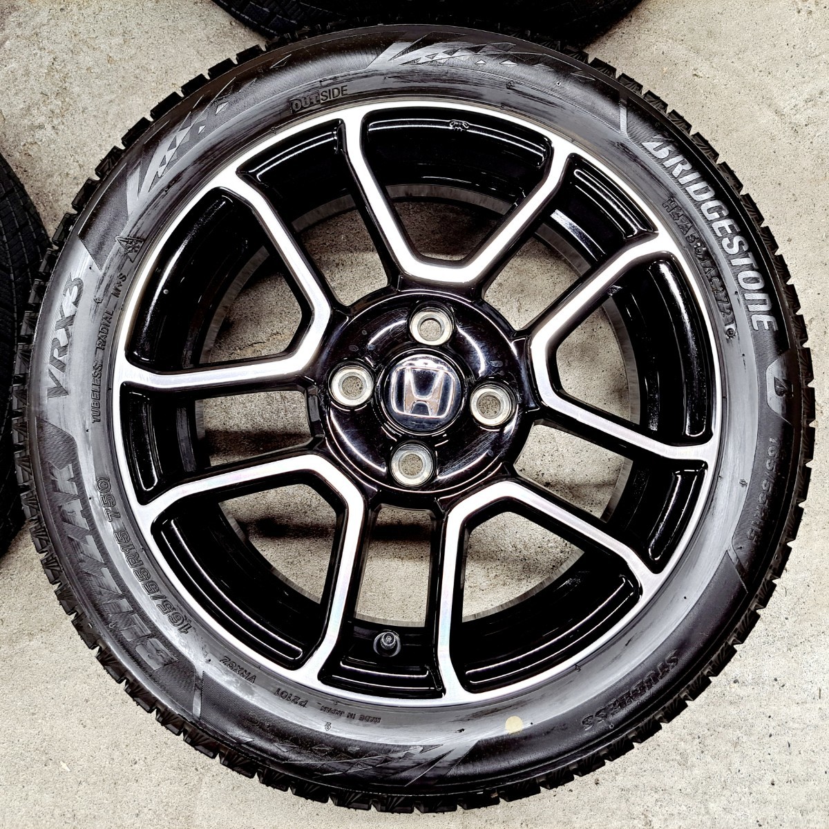 ほぼ新品】ホンダ S660 後期 純正 ホイールタイヤ 2021年製 
