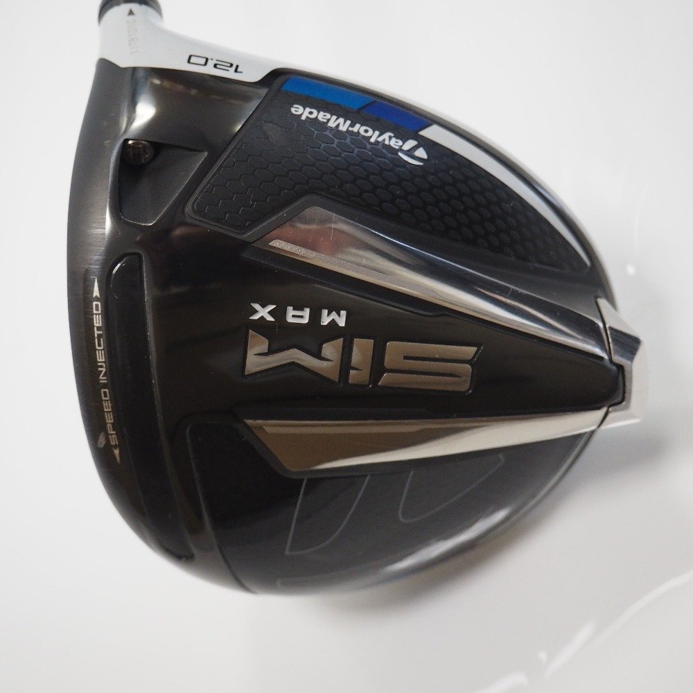 ThH344 テーラーメイド ゴルフクラブ ドライバー 1W SIM MAX 12.0° / Speeder 351 EVOLUTION VII フレックスR 右利き用 TaylorMade 中古
