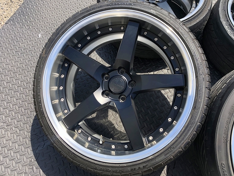 深リム! STICH PRECIOUS 7J+38 pcd100-4穴 4本 カップホイール STICH