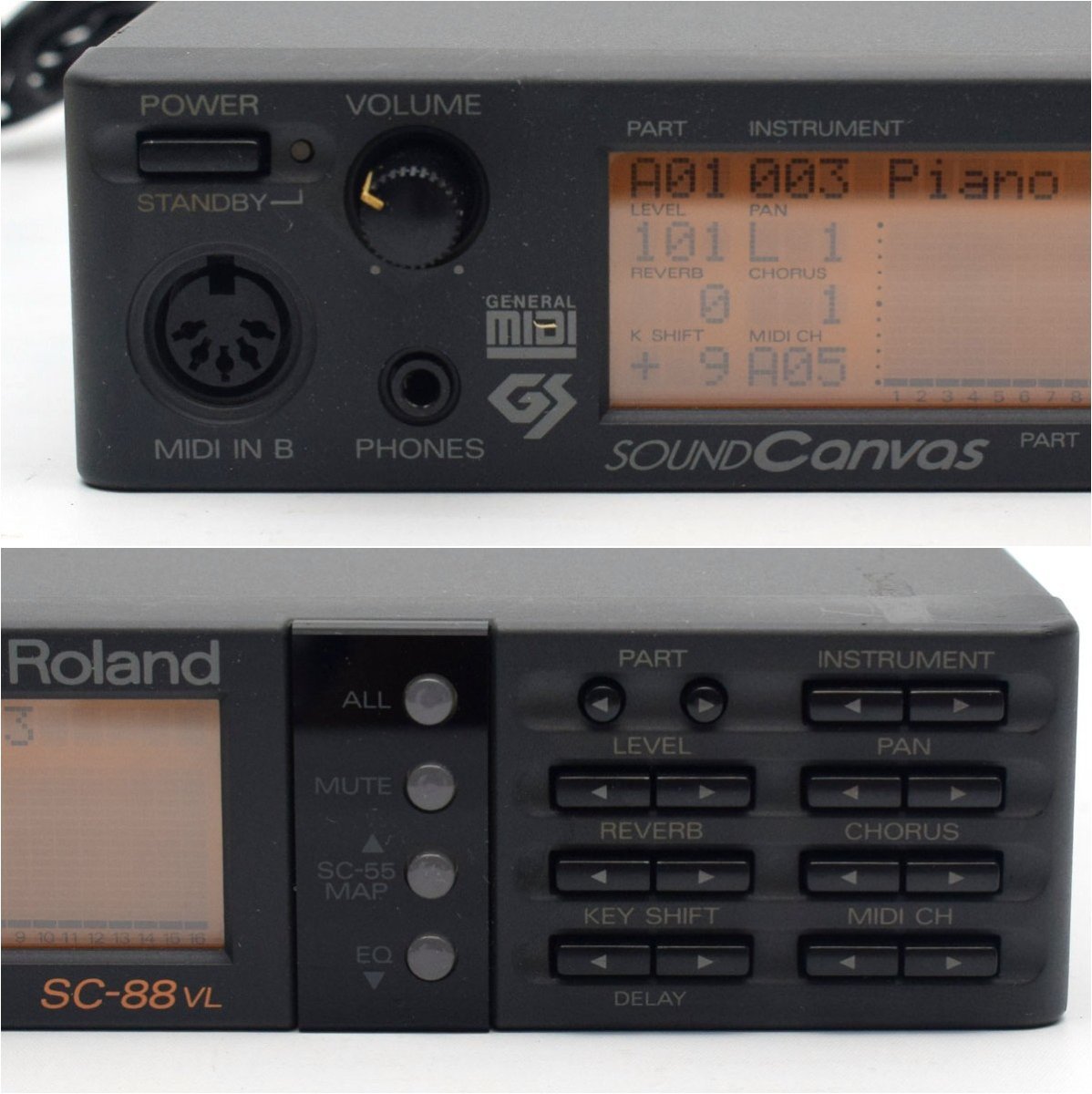 Roland ローランド SC-88VL Sound Canvas 音源モジュール MIDI音源