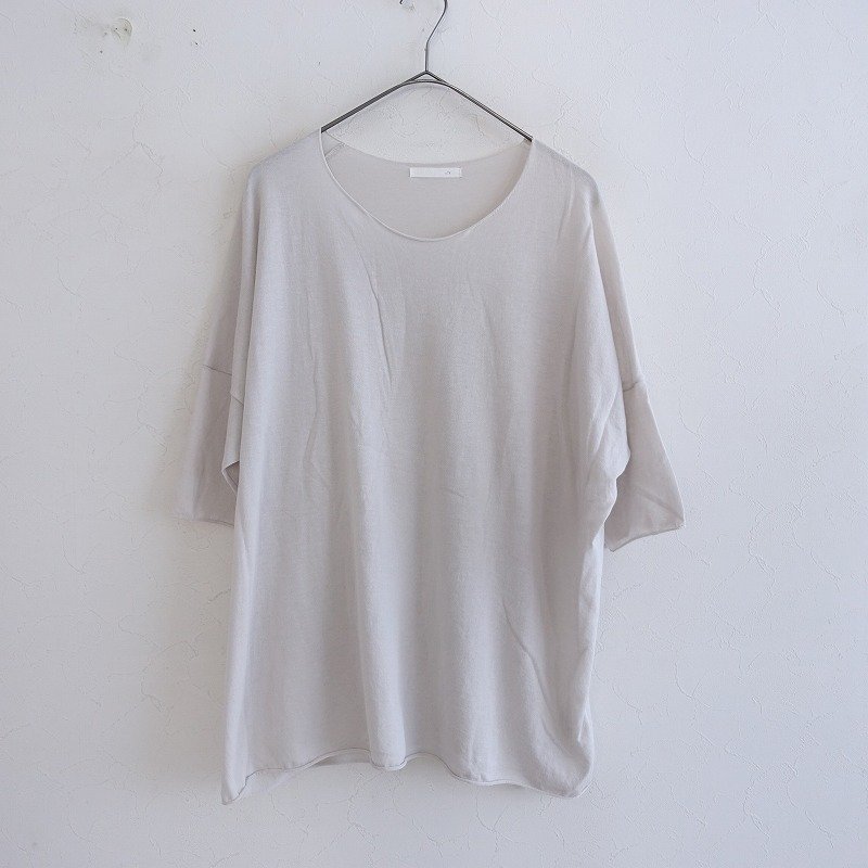 【定価2.1万】エヴァムエヴァ evam eva vie *High gauge cotton pullover プルオーバー*ニット綿トップス(1-2305-112)【32E32】